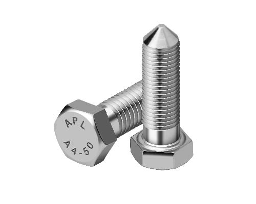 STAINLESS STILL HEX HEAD BOLT POINTED Stainless Steel Fastener Supplier in Mumbai