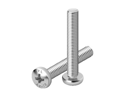 PAN PHILIPS HEAD MACHINE SS SCREW, Stainless Steel Screw Suppliers in India