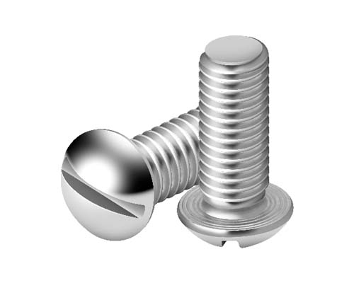 SLOTTED ROUND HEAD SCREW, Stainless Steel Screw Manufacturers