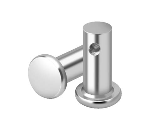 SS FLAT HEAD PIN WITH HOLE